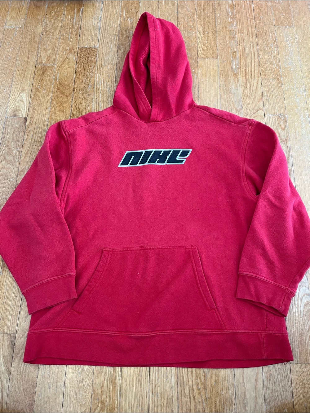 NIKE Red Pullover Hoodie